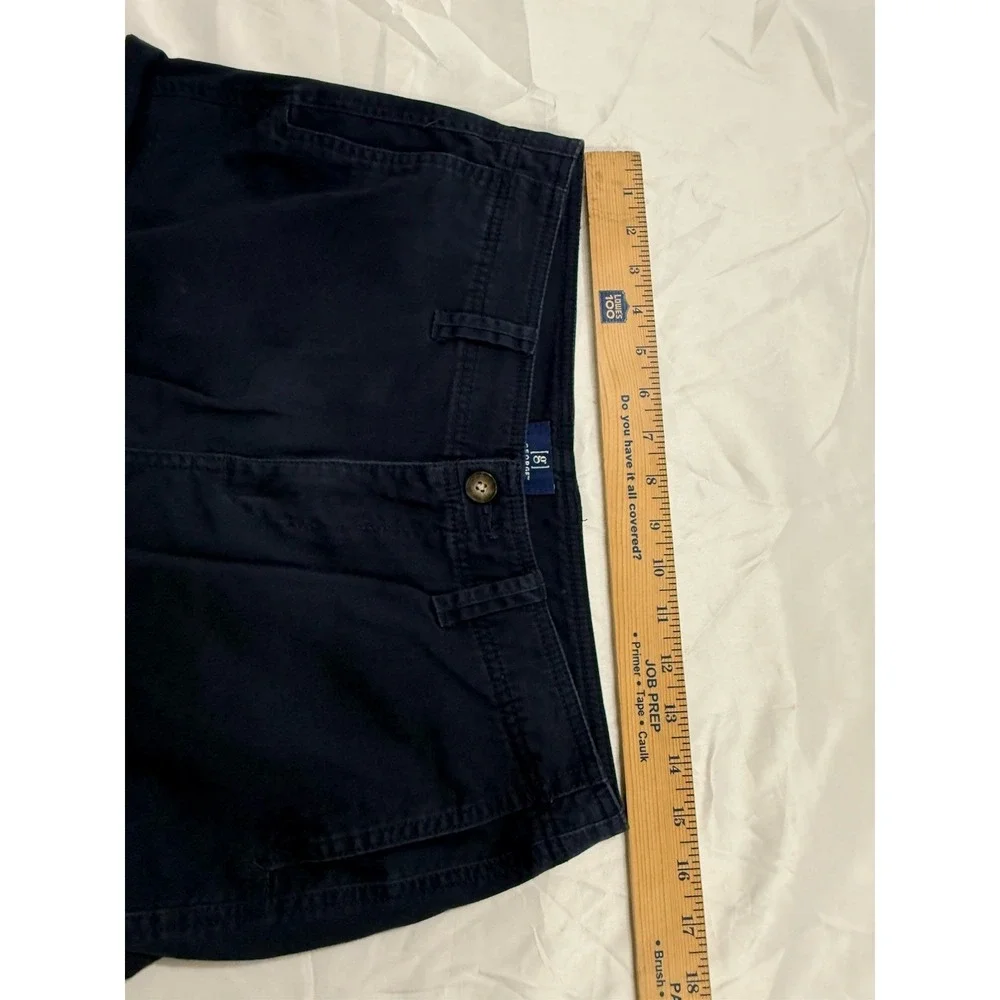 George Mens Blue At The Knee W/ Pockets Tech‎ Cargo Shorts Size 30